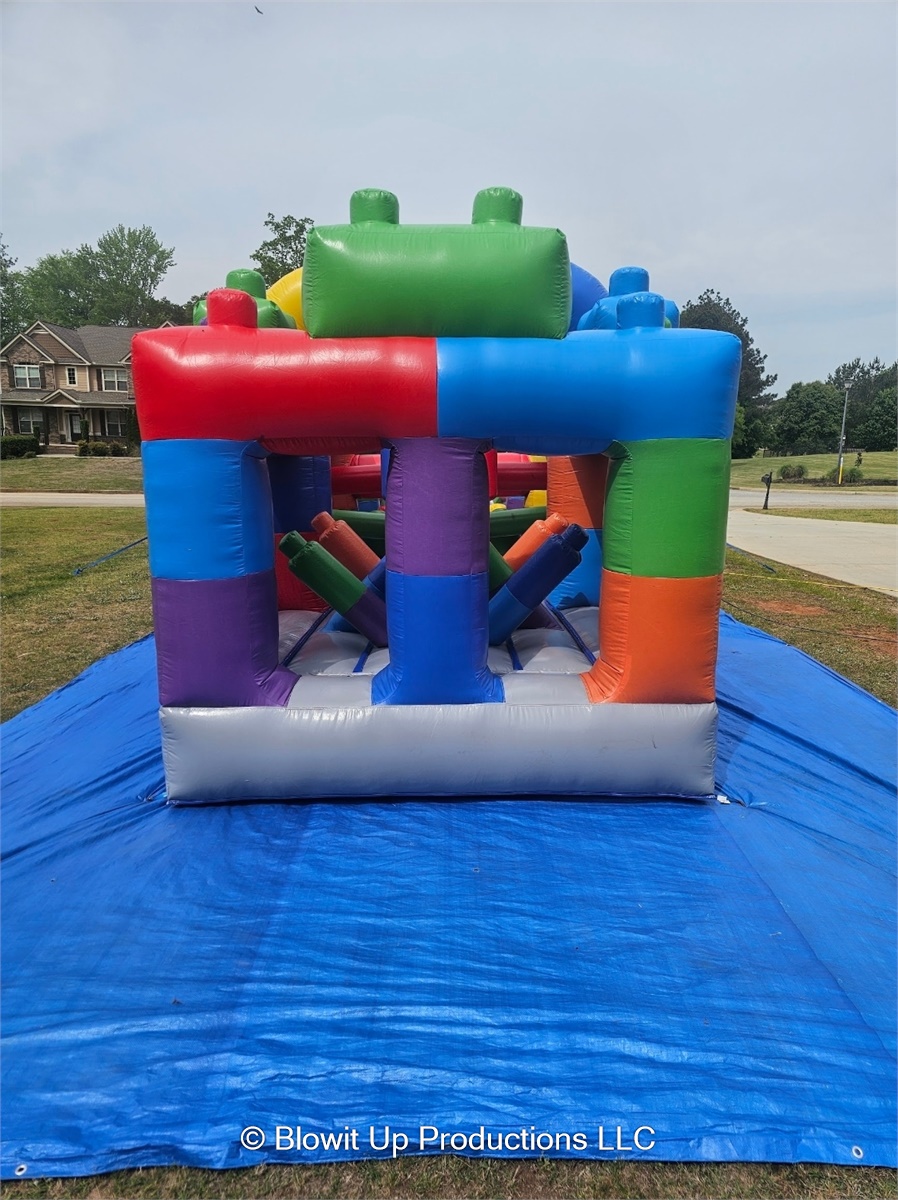 Block Party 42ft Inflatable Obstacle Course (Dry) - Hire in Ga | Blowit ...